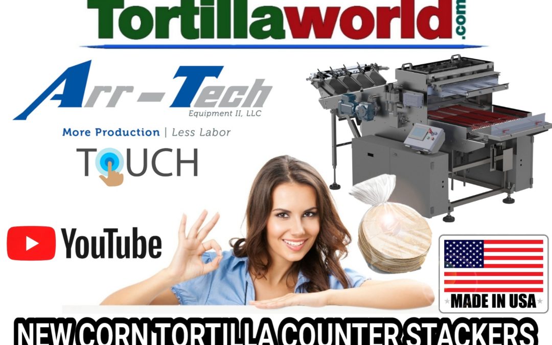 New Arr-Tech Genesis corn tortilla counter stackers for sale