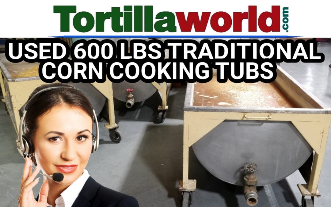 Up to *10 used Superior 600 lb. corn cooking tubs for sale