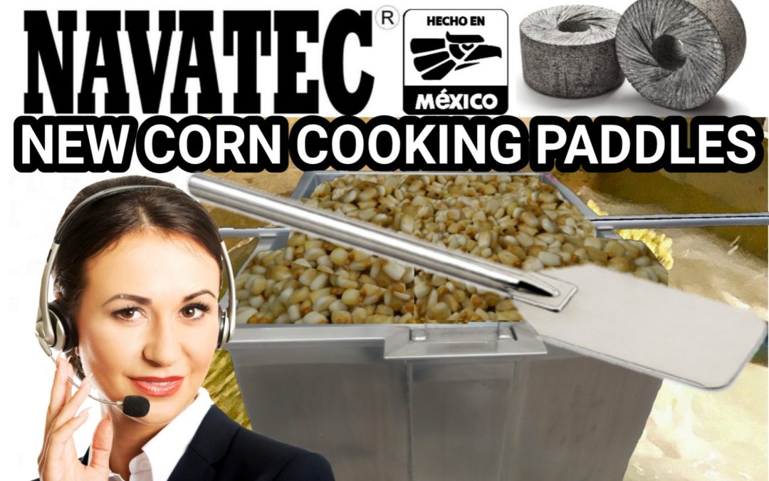 Navatec® stainless steel or hybrid corn cooking paddle for sale