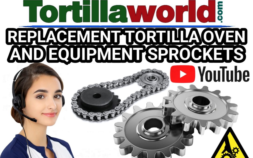 Replacement tortilla oven & equipment sprockets for sale