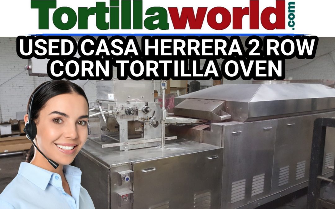 Used Casa Herrera 2 row corn tortilla 10 ft. oven for sale