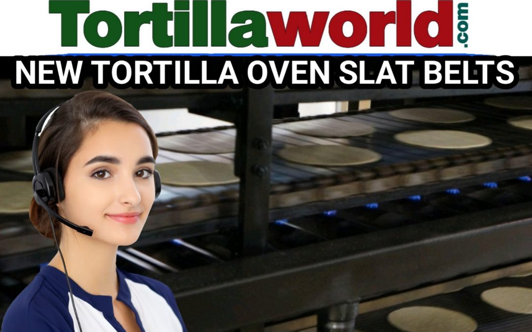 Replacement tortilla oven slat belts for sale