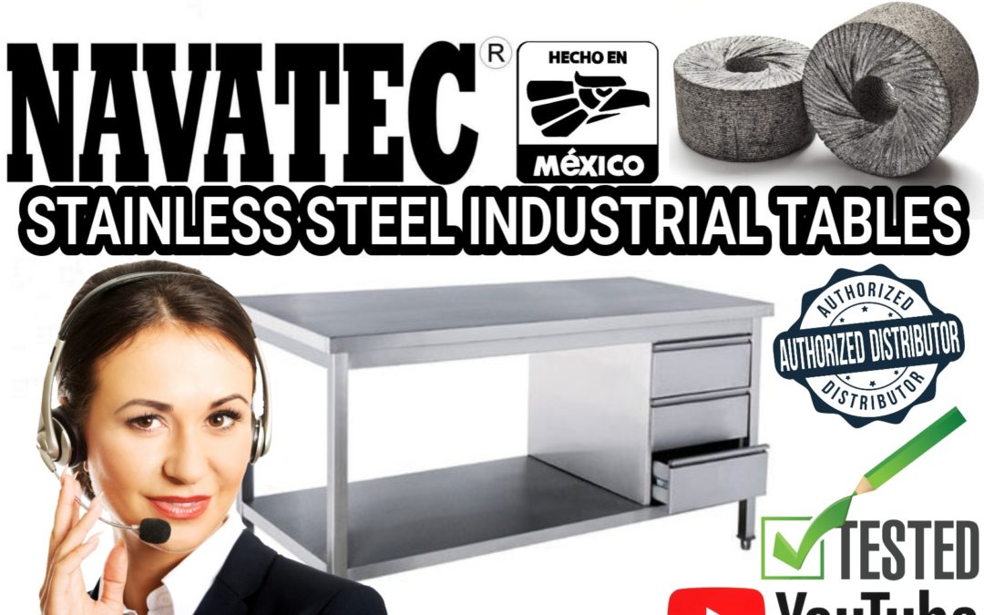 Navatec custom made stainless steel tables for sale