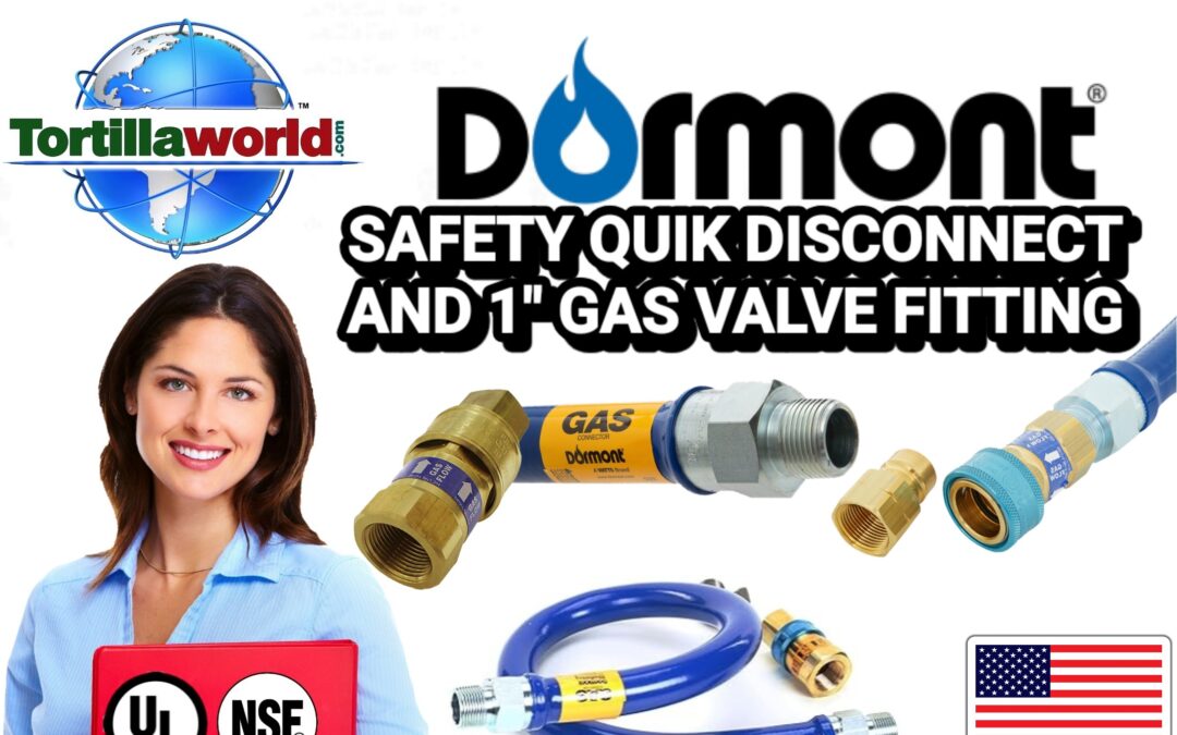 36″, 48″, 60″ & 72″ commercial 1″ gas hose safety quik with swivel max & elbow kit for sale