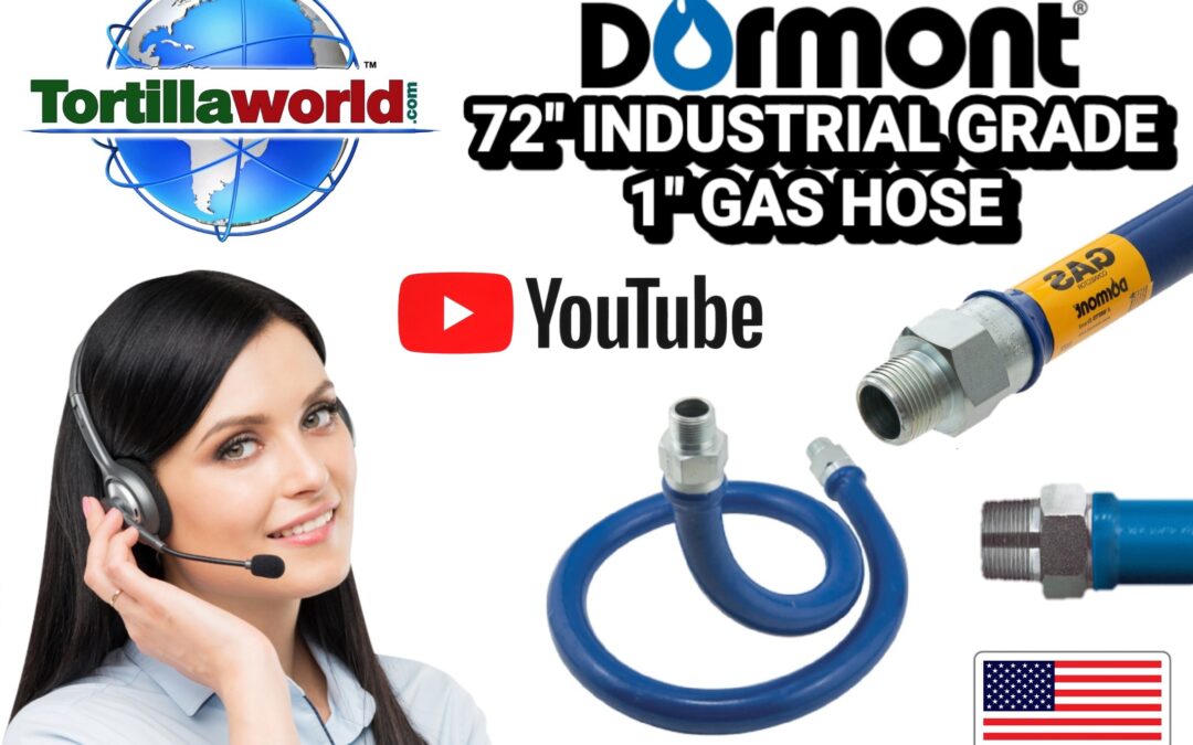 72″ commercial grade 1″ gas hose for sale