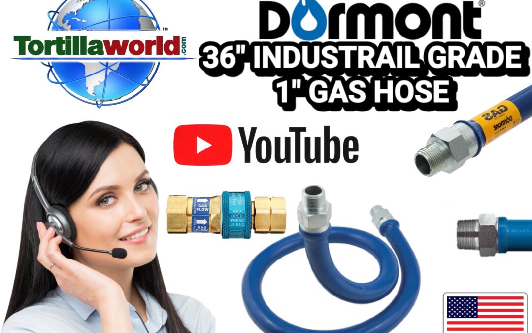 36″ commercial grade 1″ gas hose for sale