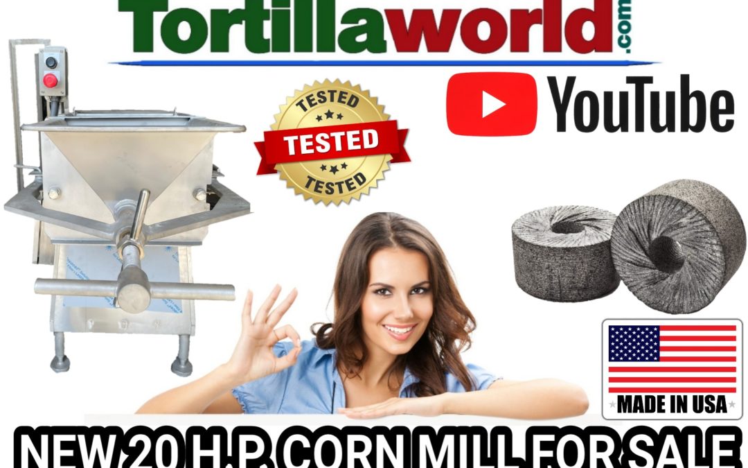 New heavy duty 20 HP stainless steel corn mill for sale