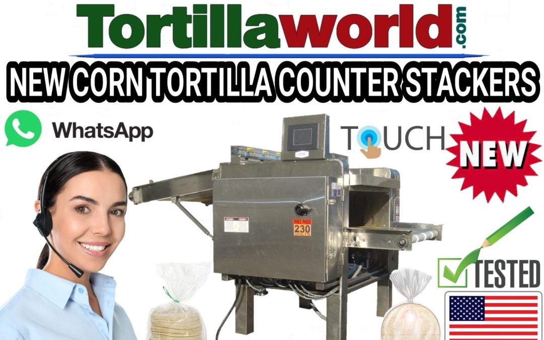 New corn tortilla counter stackers for sale