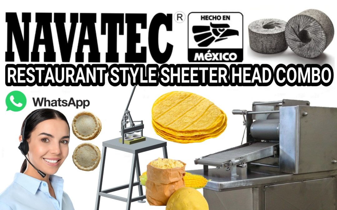 Navatec restaurant style sheeter head combo for sale