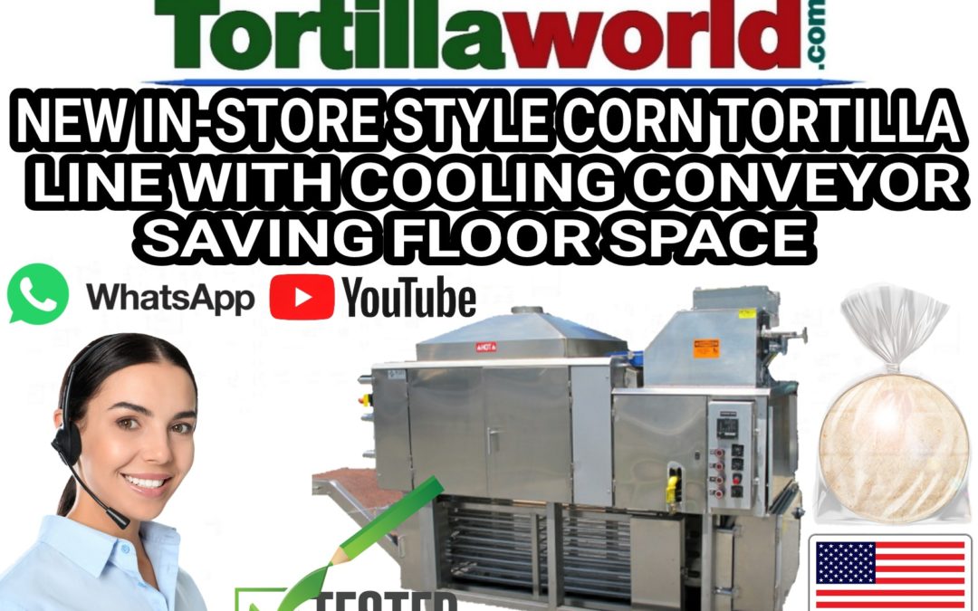 New In-store style corn tortilla lines for sale