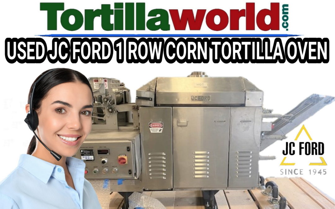 Used JC Ford 1 row corn tortilla oven for sale