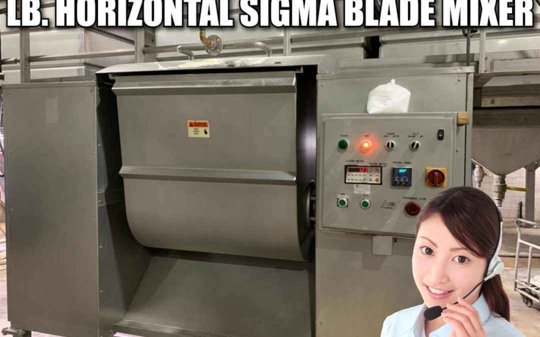 Used reconditioned JC. Ford 400 lb. horizontal sigma mixer for sale